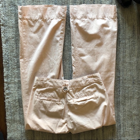 EUC Anthropologie Pilcro Peach Cotton Trouser Pant - Picture 5 of 8